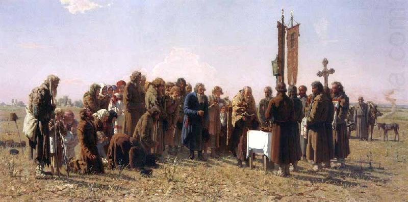 Grigoriy Soroka A prayer in time of drought china oil painting image